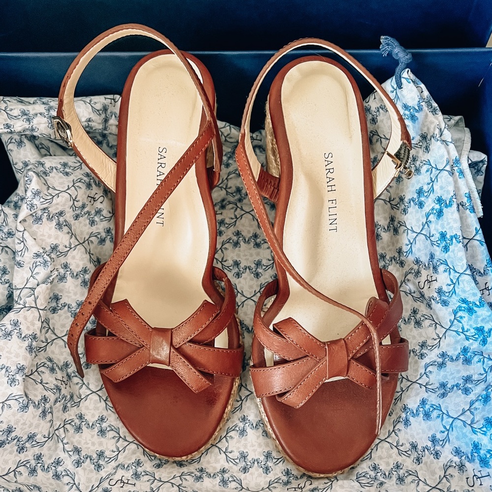 Sarah Flint Mirjana Wedge 80 7.5 Valentino